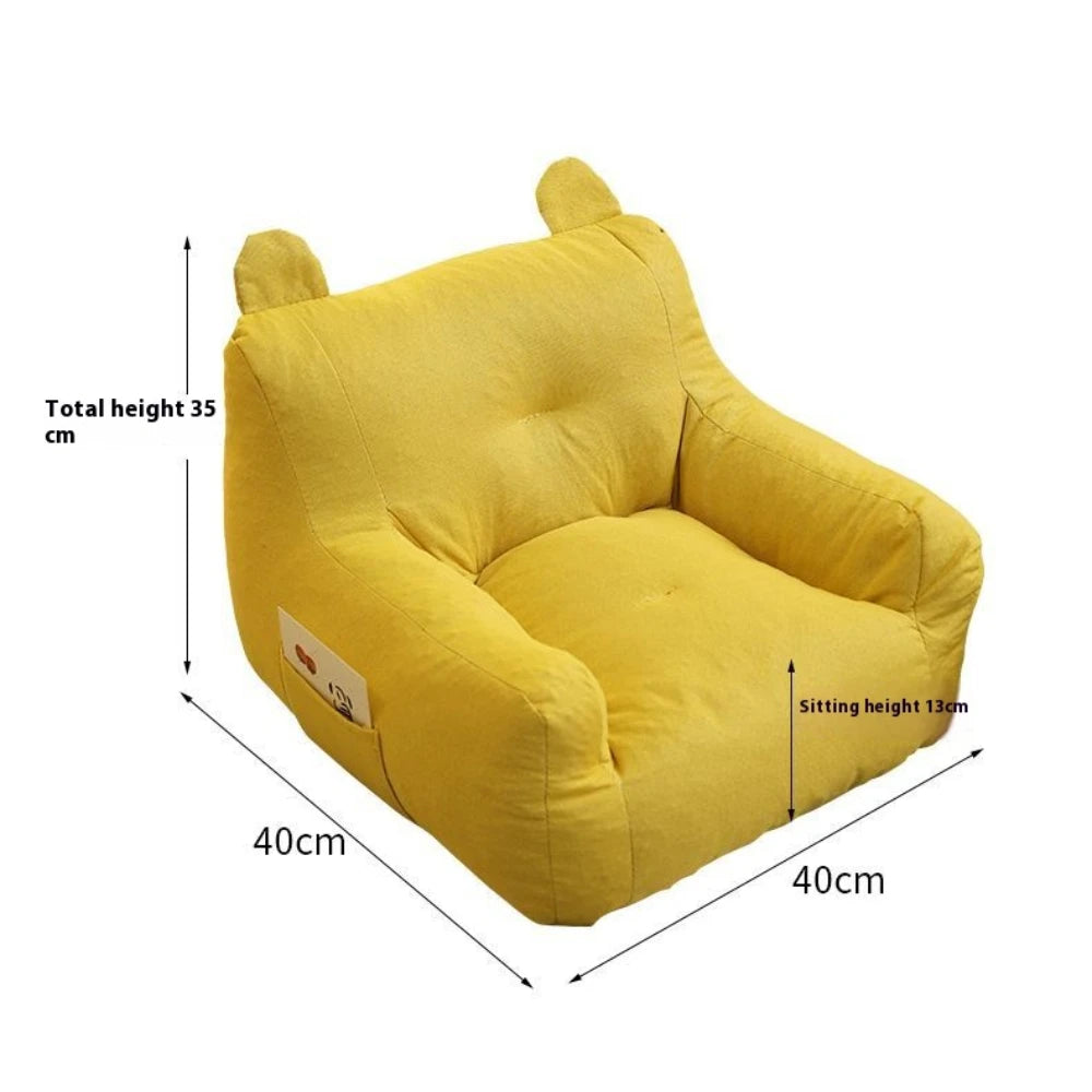 Kinder Sofa Stuhl – Cartoon Sitzsack „Faule Katze“, tragbar & umweltfreundlich