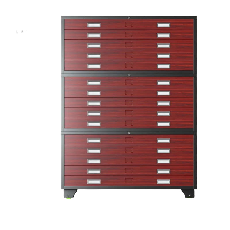 Metall-Aktenschrank für Kunst & Büro, 5 Schubladen pro Fach, 40x42x170 cm