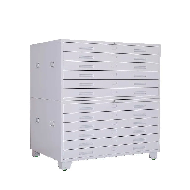 Metall-Aktenschrank für Kunst & Büro, 5 Schubladen pro Fach, 40x42x170 cm